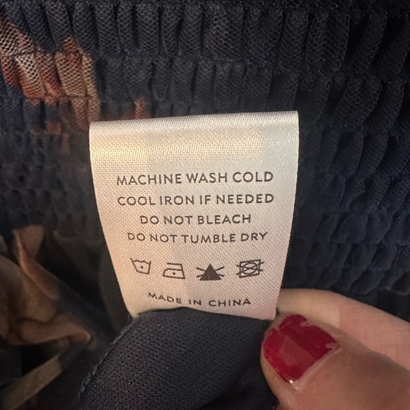 NWT Baltic Born Tivoli Tulle Short Dress in blue floral L - Picture 10 of 10